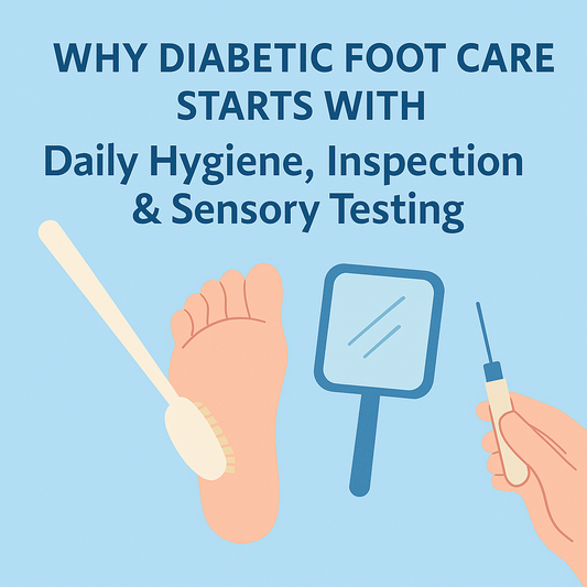 Why Diabetic Foot Care Starts with Daily Hygiene, Inspection & Sensory Testing